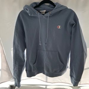 NEW champion hoodie blue